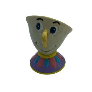 Disney Beauty & The Beast Chip Figure Vintage 1990s Collectible 2.5"